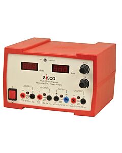 Eisco Labs 4 Output DC Power Supply, Regulated, Dual Adjustment, Independent DC Voltages, [+5V, 3Amp], [+12V, 1Amp], [-12V, 1Amp], [0-20V, 2Amp] - CSA, CE, and RoHS certified