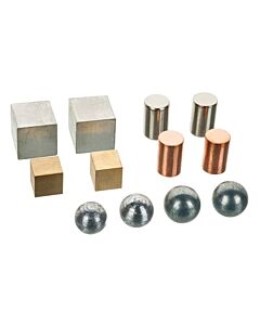 Eisco Labs Density Metals Variety Set - Brass, Iron, Aluminum, Copper, Zinc & Lead