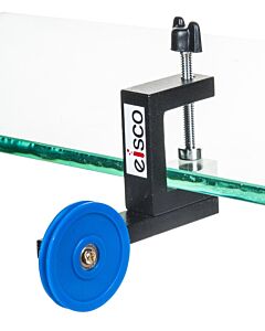 Eisco Labs Pulley Bench Clamp Fitting, Nylon Ball Bearing