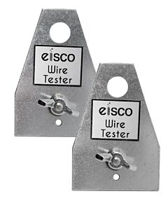 Eisco Labs Wire Testing Clamps, with Wing Nut Fixings - Aluminium - Test for Breaking Strain and Strength - Eisco Labs