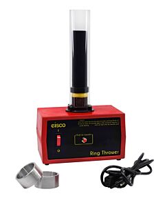 Eisco Labs Ring Thrower - Includes 2 Aluminum Rings - Physics Study Eddy Currents Lenz Law Faradays Law - Eisco Labs
