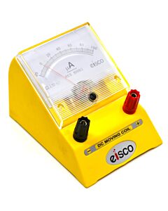 Eisco Labs Galvanometer, DC, Moving Coil Meters, 20 - 0 - 100 uA - Resistance 1000