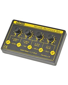 Eisco Labs Decade Resistance Box - Ideal Substitution For Standard Resistors - Ranges Over Four Decades - 0 to 11,110 Ohms - Eisco Labs