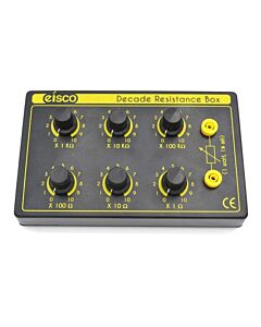 Eisco Labs 6-Decade Resistance Box, Variable from 0-1,111,110 Ohms