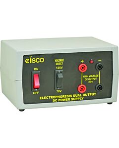 Eisco Labs Power Supply, Dual Output, 70 and 125 V DC