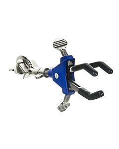 Eisco Labs 3 Finger Adjustable Clamp on Swivel Bosshead - 2.3" Max Opening