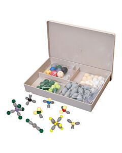 Eisco Labs Molecular Model Kit (74 Pieces) - Demonstration of Bond Orientation, VSEPR Theory - Case Included - Eisco Labs
