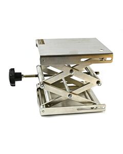 Eisco Labs Stainless Steel Lab Jack - 8x8" Surface - 11" max height - Dynamic Load - 7kg Static Strength - 30kg