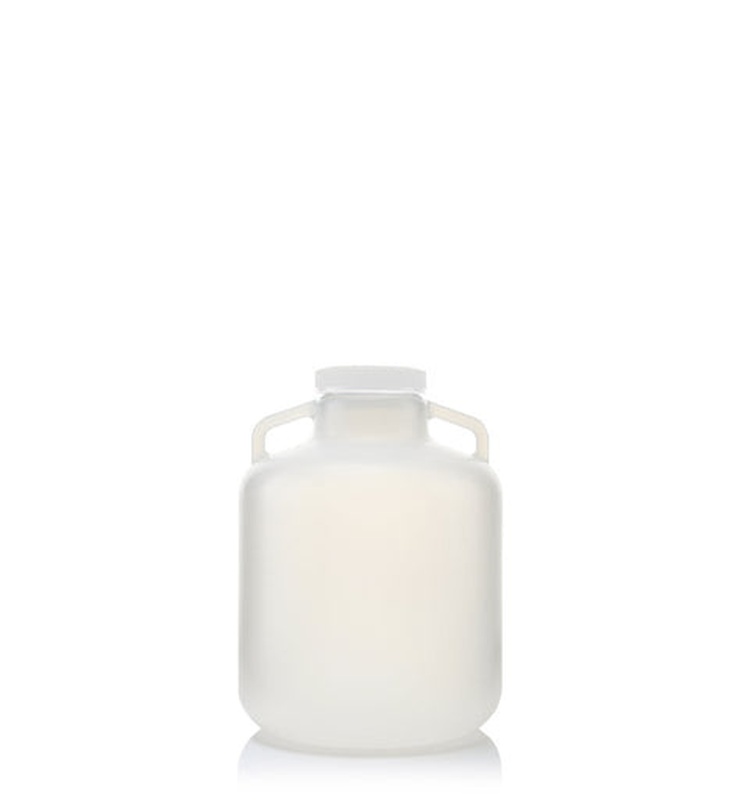 Foxx Life Sciences EZLabpure™ 10L Wide Mouth Polypropylene (PP) Carboy with White Cap