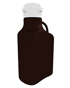 Foxx Life Sciences 5L (1 Gal) Dark Amber Polypropylene (PP) Carboy with 83B Cap