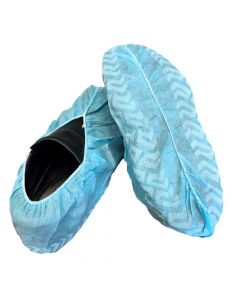 High Tech Conversions Non-Skid Shoe Covers, Blue, XL