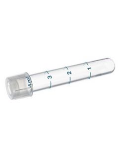 Greiner Bio-One Tube, 5 Ml, Pp, 12/75 Mm, Round Bottom, Two-Position Vent Stopper, Natural, Graduated, Sterile, 25 Pcs./Bag