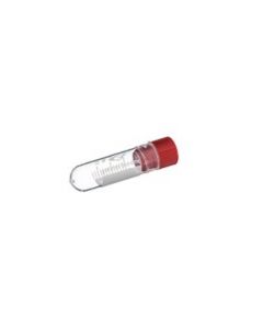 Greiner Bio-One Cryo.S, 2 Ml, Pp, Round Bottom, Internal Thread, Red Screw Cap, Writing Area, Natural, Sterile, 100 Pcs./Bag
