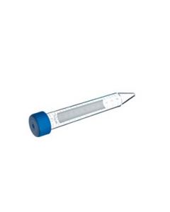 Greiner Bio-One Tube, 15 Ml, Ps, 17/120 Mm, Conical Bottom, Blue Screw Cap, Clear, Graduated, Writing Area, Sterile, 50 Pcs./Box