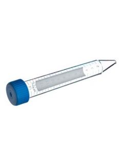 Greiner Bio-One Tube, 15 Ml, Ps, 17/120 Mm, Conical Bottom, Blue Screw Cap, Clear, Graduated, Writing Area, Sterile, 100 Pcs./Bag