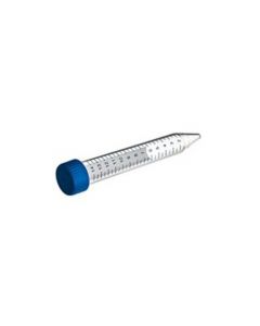 Greiner Bio-One Tube, 15 Ml, Pp, 17/120 Mm, Conical Bottom, Cellstar®, Blue Screw Cap, Natural, Graduated, Writing Area, Sterile, 50 Pcs./Box