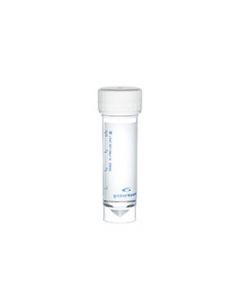 Greiner Bio-One Multipurpose Container, 30 Ml, Ps, 24/90 Mm, Conical Bottom, White Screw Cap, Clear, Support Skirt, Plain Label, Aseptic, 400 Pcs./Bag