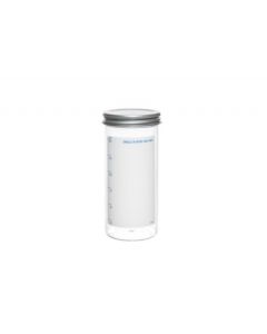 Greiner Bio-One Multipurpose Container, 150 Ml, Ps, 49/107 Mm, Metal Screw Cap, Clear, Plain Label, Aseptic, 20 Pcs./Bag