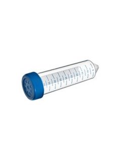 Greiner Bio-One Cellstar® Cellreactor Tube, 50 Ml, Pp, 30/115 Mm, Conical Bottom, Blue Filter Screw Cap, Natural, Blue Graduated, White Writing Area, Sterile, 20 Pcs./Bag