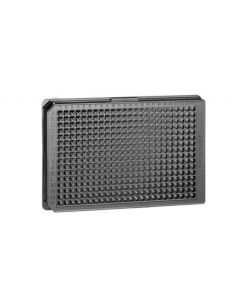 Greiner Bio-One Cell Culture Microplate, 384 Well, Ps, F-Bottom, Μclear®, Black, Lid, Tc, Sterile, 20 Pcs./Bag