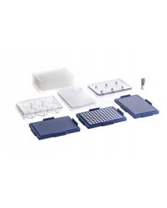 Greiner Bio-One 384 Well Bio Assay Kit, Clear, Nanoshuttle 600 Μl, 6 Well + 384 Well Drives, 6 Well + 384 Well Microplates, Cell-Repellent Surface, 96 Well Masterblock