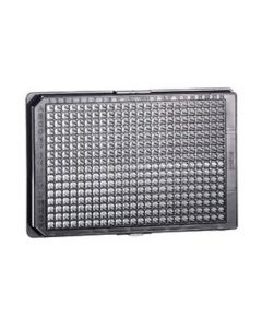 Greiner Bio-One Cell Culture Microplate, 384 Well, Ps, F-Bottom, Μclear®, Black, Lid, Advanced Tc, Sterile, 8 Pcs./Bag