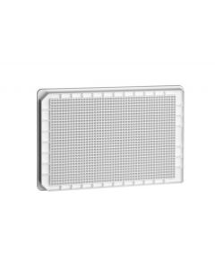 Greiner Bio-One Cell Culture Microplate, 1536 Well, Ps, F-Bottom, Μclear®, Hibase, White, Cellstar®, Cell-Repellent Surface, Lid, Sterile, 10 Pcs./Bag