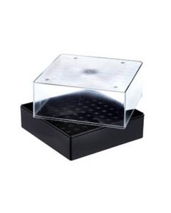 Greiner Bio-One Cryo Rack For 81 Cryo.S With Datamatrix, Pc, Black, High Profile Lid, Pc, Transparent, Single Packed