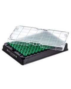 Greiner Bio-One Cryo.S Biobanking Tubes, 300 Μl, 2d Codes, Rack With 96 Capped Tubes, With Screw Cap Green, Sterile, 5 Racks/Bag, 1 Manual Capping Tool