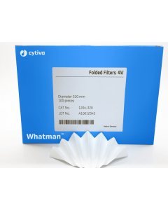 Cytiva Grade 4V Fluted Filter Paper, FF, 18 5 cm circle (100 pcs) 4V filter