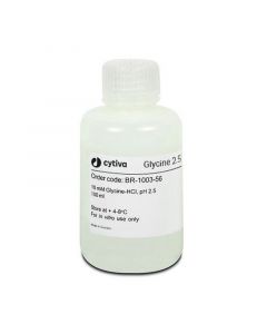Cytiva Glycine, 100mL, 10mM Concentration, 2 5 pH, 0 C Melting Point, 100 C Boiling Point, Colorless,