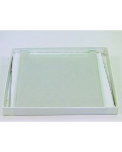 Cytiva Notchd Glass Plats 10x10cm (Pkg/5)