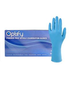 High Tech Conversions - Optify Nitrile Exam Grade Gloves, Large