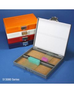 100 Place Slide Storage Boxes with Stainless Steel Latch