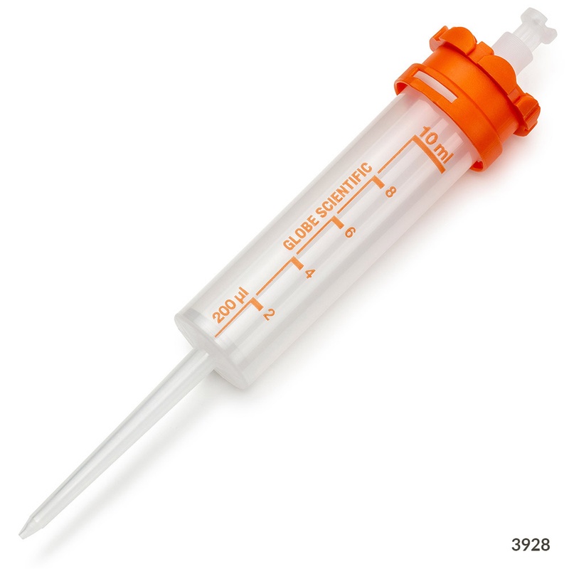 Globe Scientific Dispenser Syringe Tip, Non-Sterile, 10L Vol
