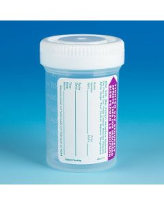 Leak Resistant Containers with Patient ID Label