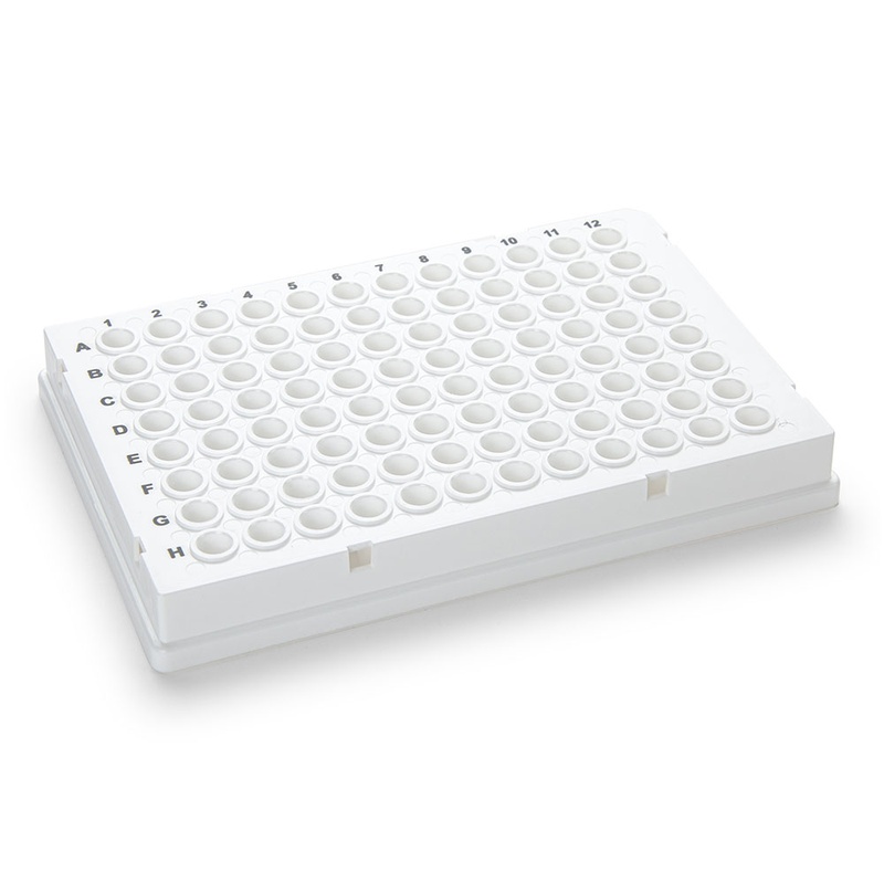 Globe Scientific 0.2mL 96-Well PCR Plate, Low Profi