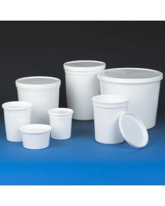 Snap Lid Containers, White