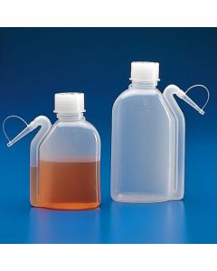 Wash Bottle with Integrated Spout, LDPE