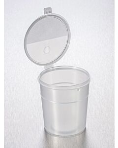 Corning® Gosselin™ Straight Container, 300 mL, PP, Graduated, Hinged cap, Sterile, 240/Case