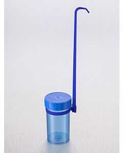 Corning® Gosselin™ Dipper, 180 mL, with Removable Handle, Blue PP with Blue Screw Cap, Sterile, 100/Case