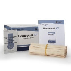 Hemocue Hemoccult Ict Sample Collection Cards, Kit Contains: Physician Instructions, 100 Single Collection Cards & 100 Sample Sticks