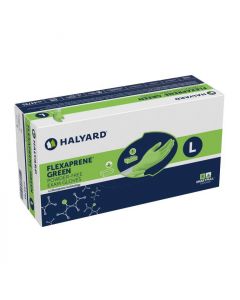 Halyard Flexaprene Green Powder-Free Exam Gloves, Powder-Free Exam