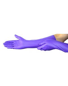 Halyard Purple Nitrile Max Powder Free Exam Gloves, Purple Nitrile