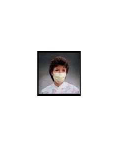 Halyard Standard Face Masks, Procedure Mask, Yellow, 50/PK, 10 PK/