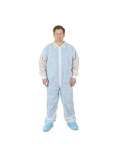 Halyard White Spunbound Protective Coveralls