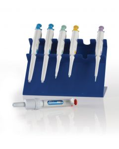 Heathrow Scientific &Reg; Hs20613e 6-Hold Pipette Stand, Abs, Blue