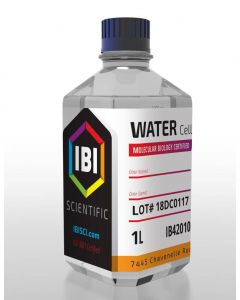 IBI Scientific Cell Culture Grade Water-1l Dbl Dist - 01 Micron Sterile