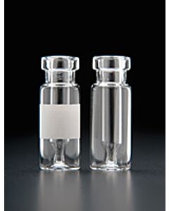 JG Finneran 300 Microliters Clear Interlocked? Vial/Insert, 12x32mm, 11mm Crimp Qty (100)