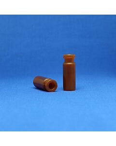 JG Finneran 500ul Amber Polypropylene-limited Volume Vial, 12x32mm, 11mm Crimp/Snap Ring? 10-Pk(100) Qty (1000)